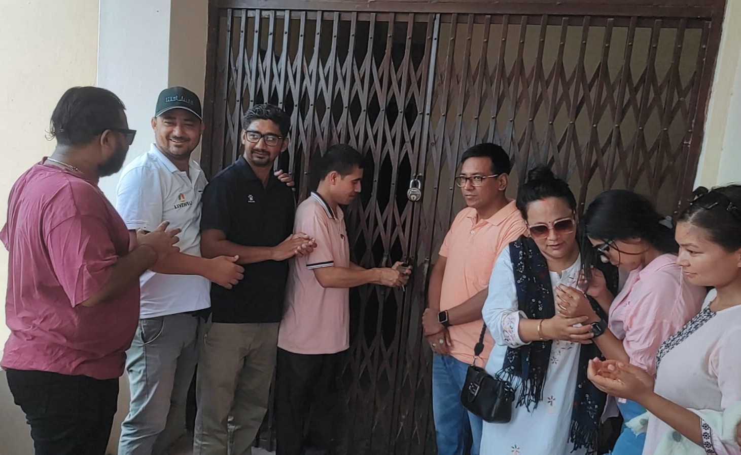 नेपाल पत्रकार महासंघ बाँकेमा तालाबन्दी Image