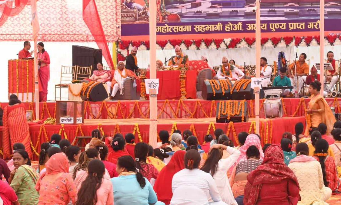 बैकुण्ठधाम आध्यात्मिक महोत्सवः पहिलो दिन ८ लाख आर्थिक संकलन Image