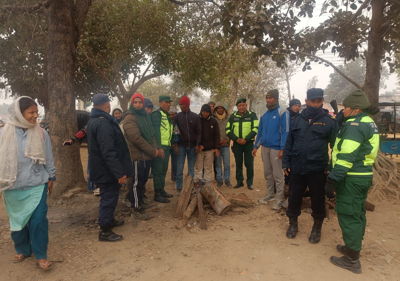चिसोमा कोहलपुर नगरले मिलायो आगो ताप्ने व्यवस्था Image