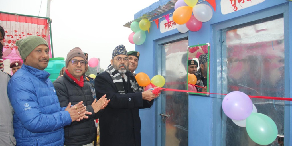 सशस्त्र प्रहरीद्वारा निर्मित संरचनाको उद्घाटन