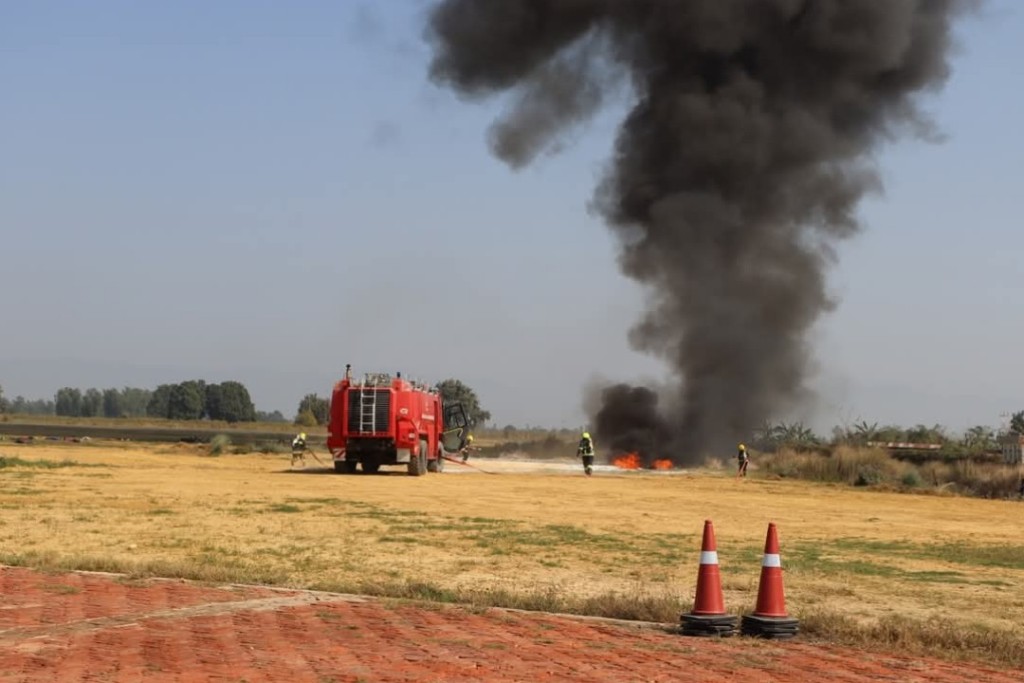 राँझा विमानस्थलमा आपतकालीन पूर्व अभ्यास Image