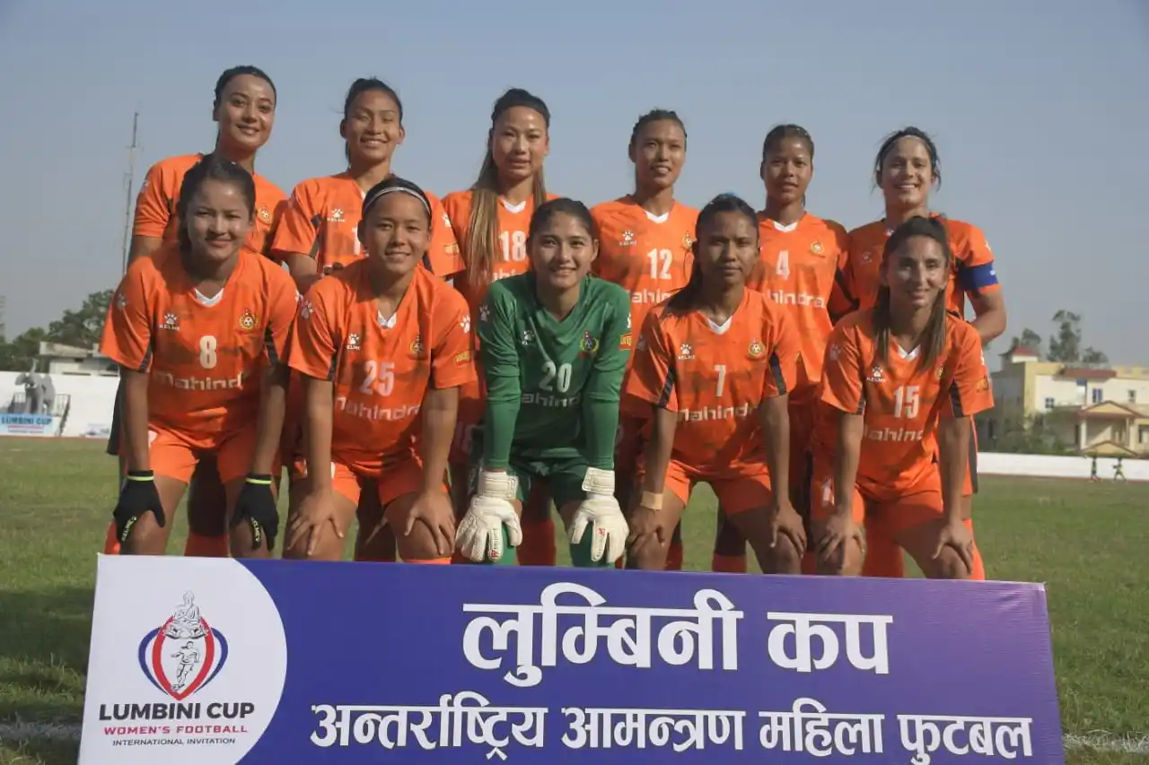 एपिएफ लुम्बिनी कप महिला फुटबल प्रतियोगिताको च्याम्पियन