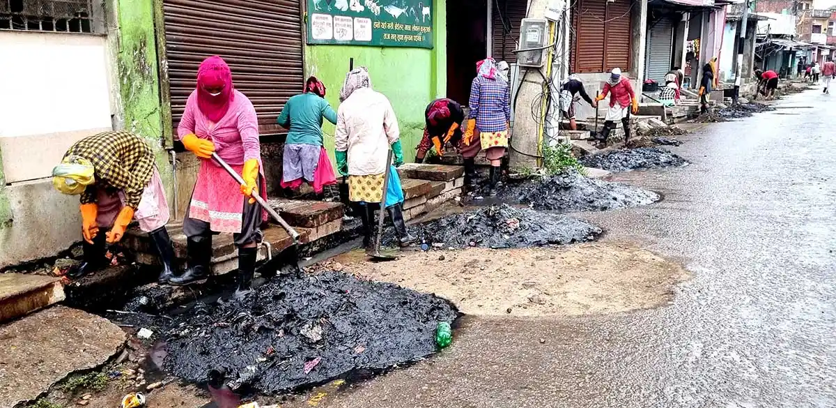 नेपालगन्जका नाला र ढलको सफाइ तिव्र Image