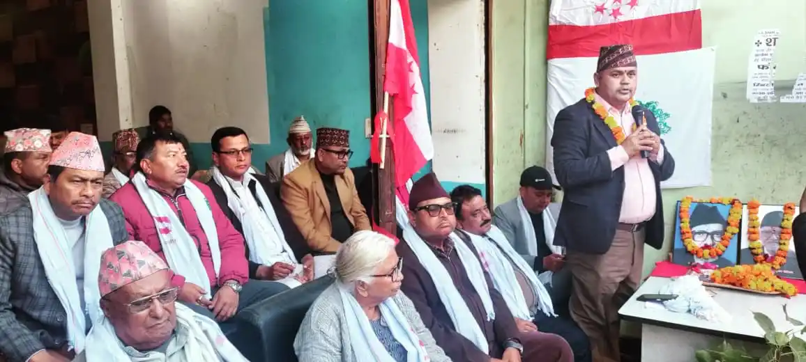 त्रिभुवन चोकमा काँग्रेसको प्रचारप्रसार समिति स्थापना